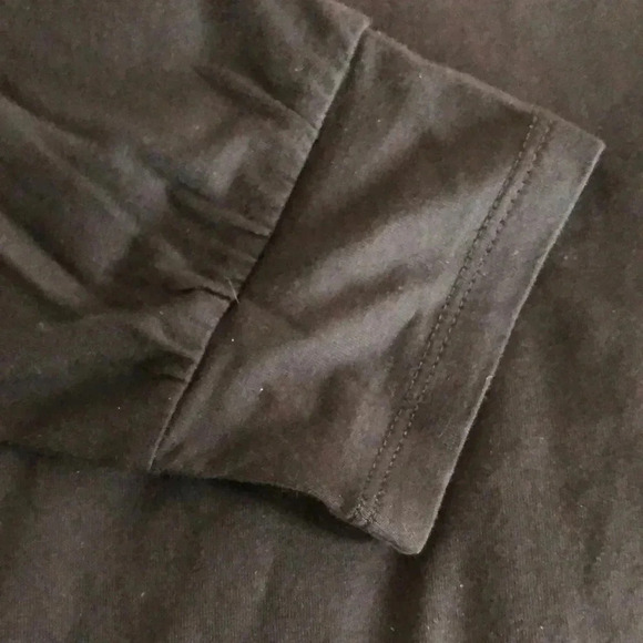 🌸NEW🌸 LOGO Black Ruffle Hem Tunic Top - Picture 8 of 8